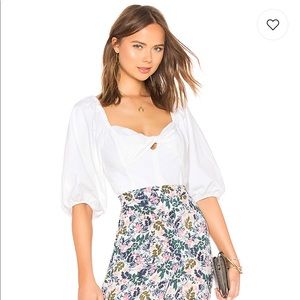 1. State Puff Sleeve Crop Top